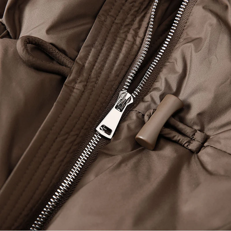 Утолщенная теплая пуховая хлопковая куртка женская зимняя новая сращенная