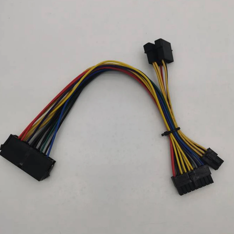 Адаптер ATX с 24 на 18 контактов и двойным IDE преобразователем Molex 6 кабель питания