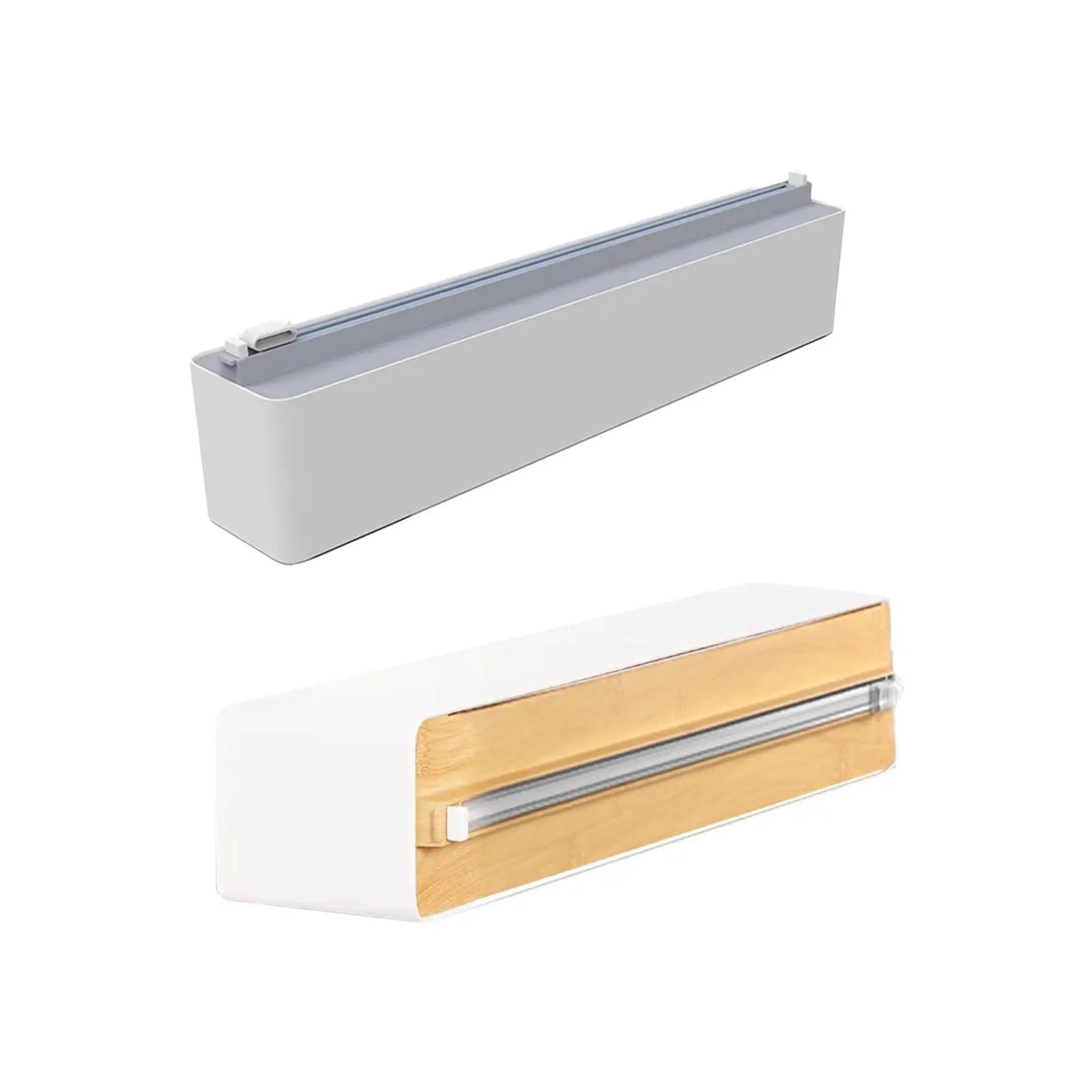 

Wrap Dispenser with Cutter Sturdy Film Food Wrap Dispenser with Slide Cutter