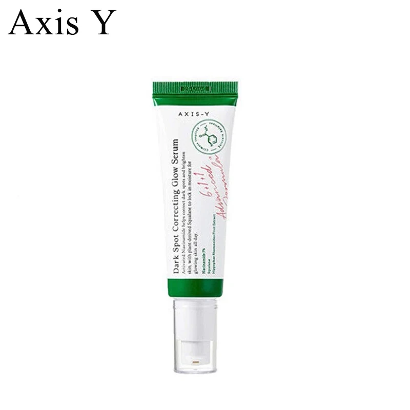 

Axis-Y Dark Spot Correcting Glow Serum Authentic Improves Dull Skin Face Brightening Serum Lightens Soothes Korea Skincare