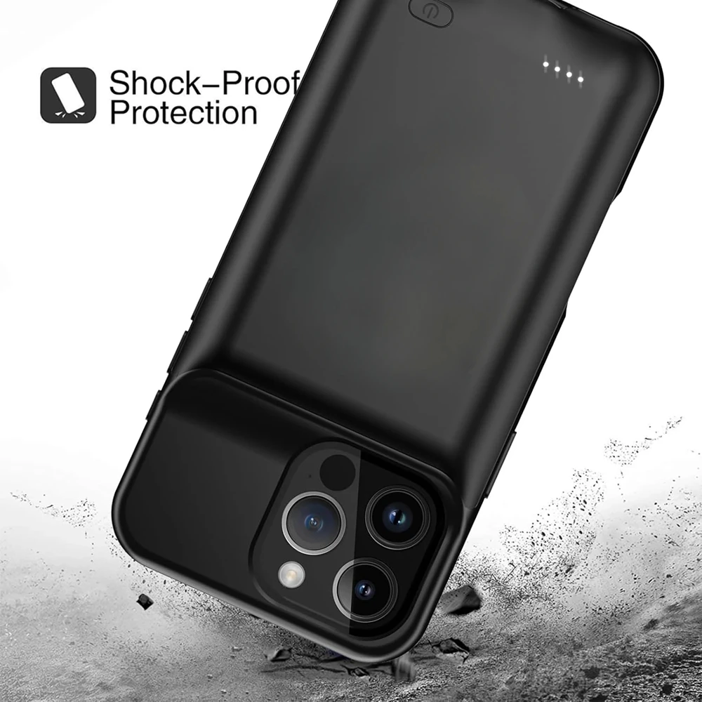 Чехол Powerbank емкостью 7000 мАч для iPhone 16 Pro Max Plus чехлы внешних аккумуляторов