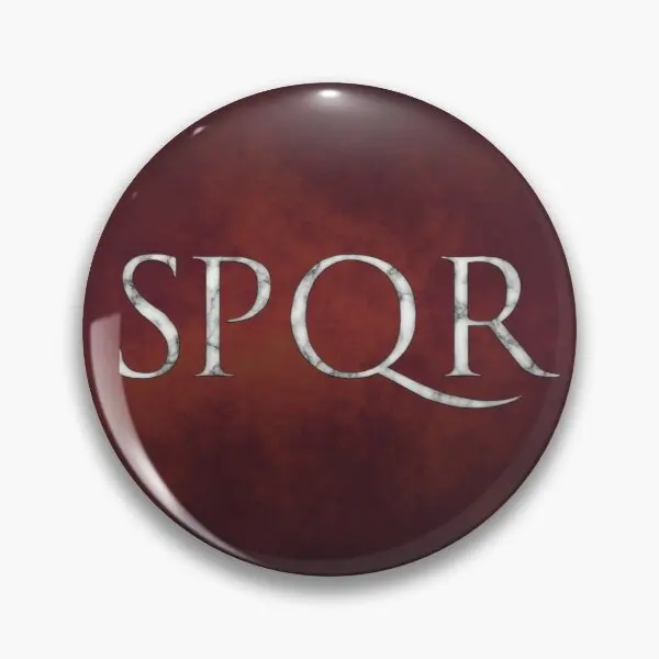 

Spqr The Senate And People Of Rome I настраиваемая мягкая пуговица, шпилька, подарок, фотоворотник, Креативная одежда, Женский декор, Забавный