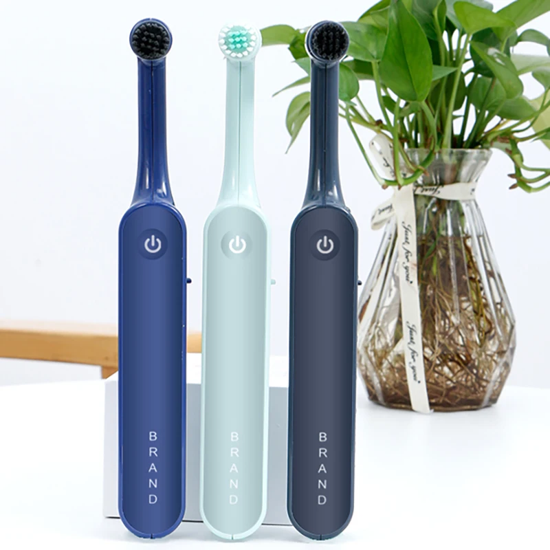 

Sonic Electric Toothbrush for Adult Kids Round Head Rotating Toothbrush Type-C Rechargeable Waterproof Tooth Whitening Oral Care