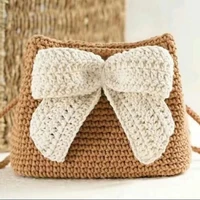 hand woven one shoulder backpack with large capacity mobile phone tissue bag powder bag is easy to use fashionable and exquisit