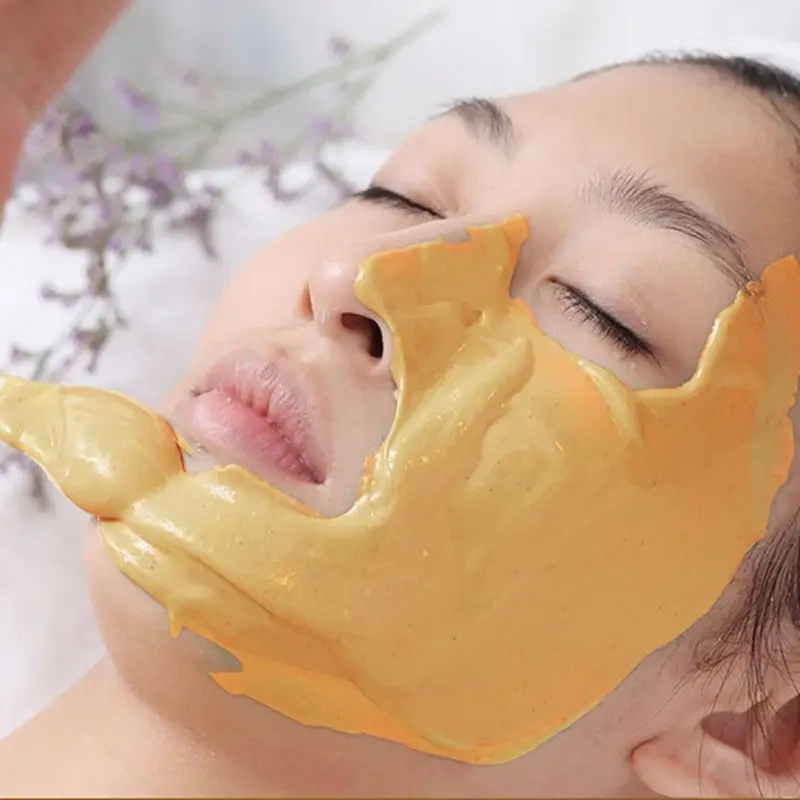 

Whitening Brightening Mask Powder Fade Spot Face Skin Masks 24K Gold Active Face Mask Powder Remove Blackheads Anti-aging 20g