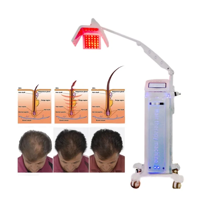 red light led hairloss hair growth laser device kit solution for men professional laser combs for hair growth machine system