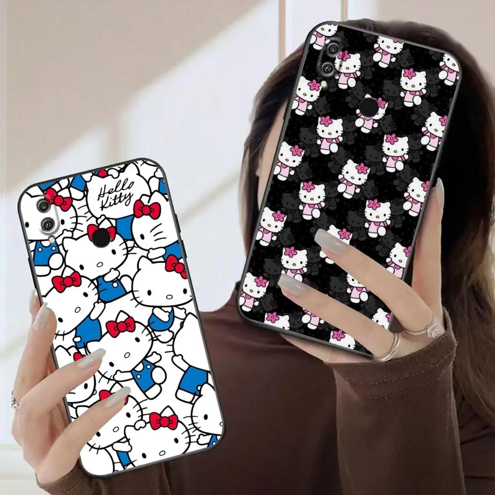 

Funda Case for HUAWEI Nova 8i 9 Y6 Y7 Y9 Y6a Y9a Honor 8X 9X 20 20i 30i 50 60 X8 Pro Plus Lite E 5G Capa Case Hello Kitty Anime