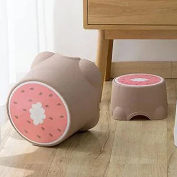 Складная скамейка для взрослых и детей утолщенный пластиковый табурет-ступенька