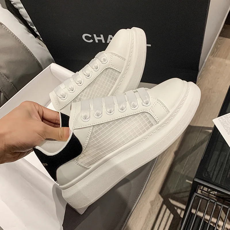 

Hot Luxury Sneakers Running Shoes Casual Men's Shoes Walking McQueen Women's Men White Shoes 2022 Top Quality Mens Shoes