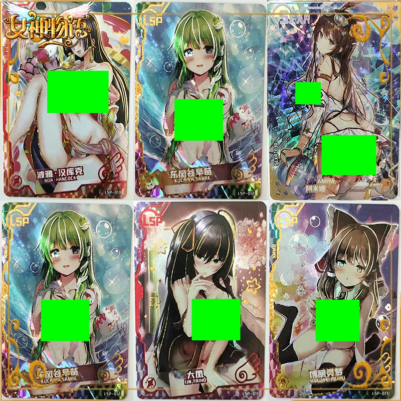 

Goddess Story hr Cards IJN Taiho Hakurei Reimu Boa Hancock Anime Figure Bronzing Game Collection Card Toy Birthday Gift