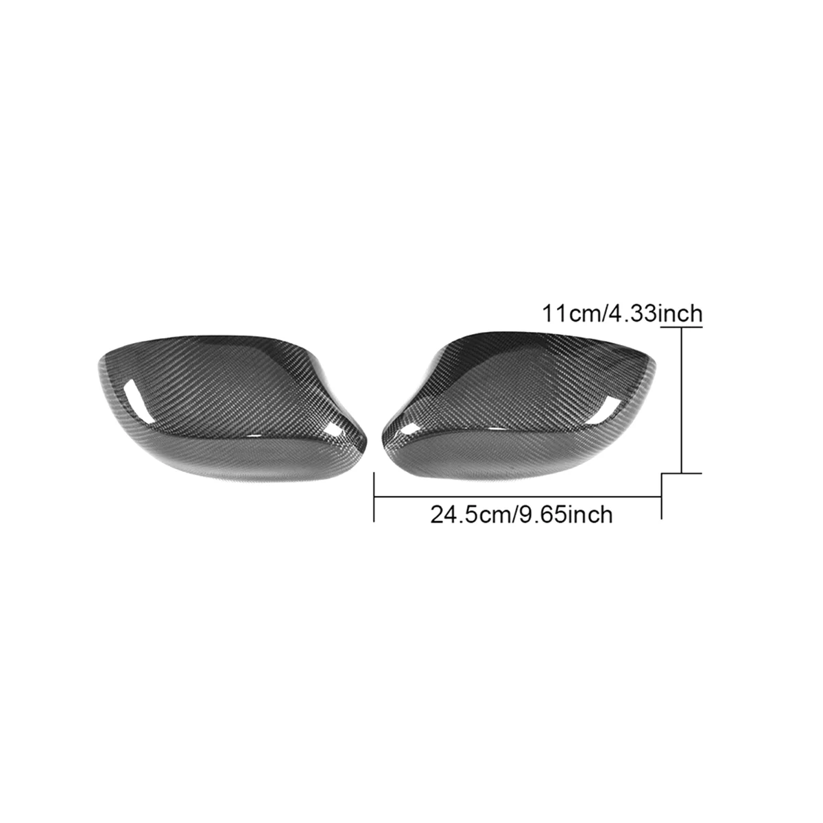 

Car Carbon Fiber Rearview Side Wing Mirror Covers Protector Right Rearview Mirror Covers for-Bmw Z4 E85 2002-2008
