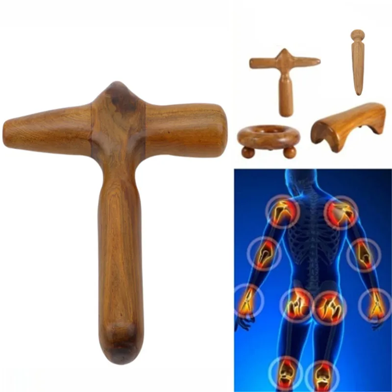 1 шт. ароматизированный деревянный рефлексотерапевтический акупунктурный шиацу