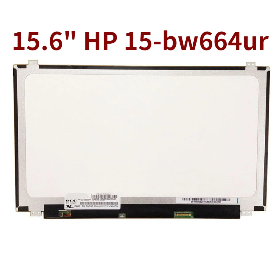 

For HP 15-bw664ur Screen Matrix for Laptop 15.6" LED Screen LCD Display 30Pins Replacement