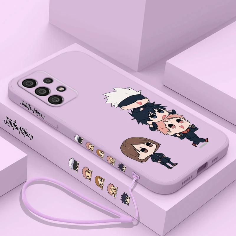 Аниме Чехол для Samsung A55 A53 A33 A52 A32 A71 A51 A21S A35 A25