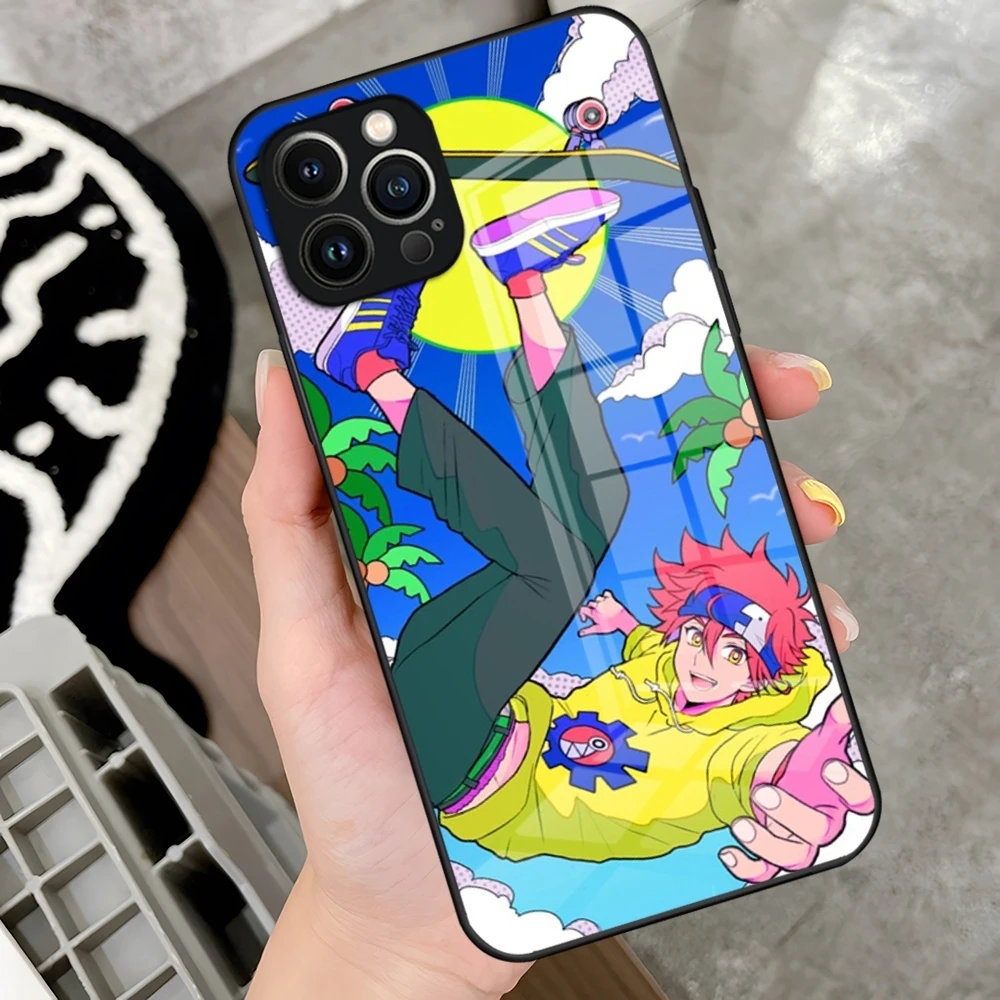 Чехол для телефона с аниме SK8 The Infinity IPhone 16 15 14 Pro 11 13 12 Mini XS XR Max 6 8 7 Plus SE стеклянный