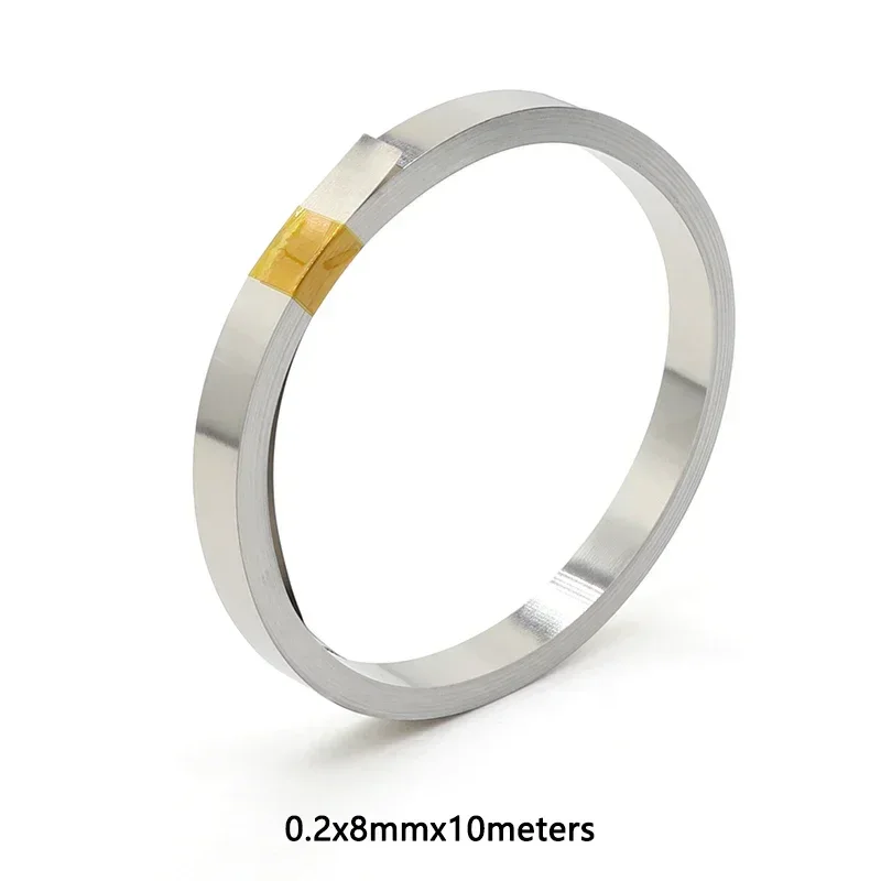 Литий-ионный аккумулятор 18650, никелированный разъем, стальной ремень для точечной сварки, 10 м