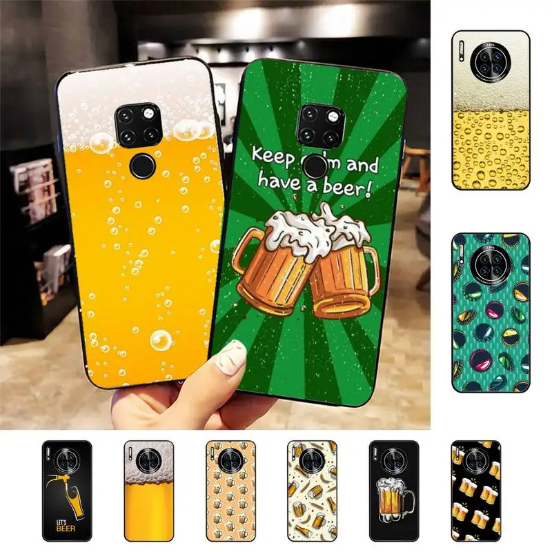 

Beers Alcohol Phone Case for Huawei Mate 20 10 9 40 30 lite pro X Nova 2 3i 7se
