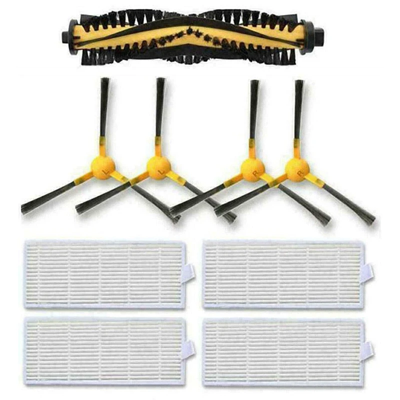 

Сменные детали: основная и боковая щетки, HEPA-фильтры, совместимые с Neatsvor X500 аксессуары для робота-пылесоса