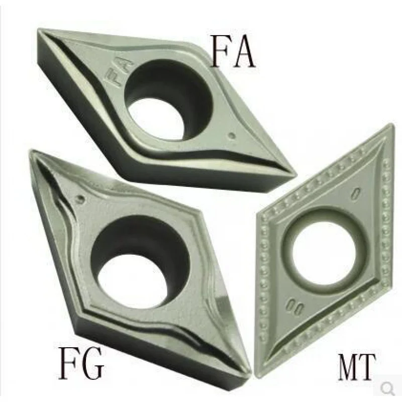 

10 шт. DCMT070204 FG CT3000 DCMT070204 PC CT3000 DCMT070204 PC CT9080 TaeguTec токарный инструмент карбидные Токарные вставки