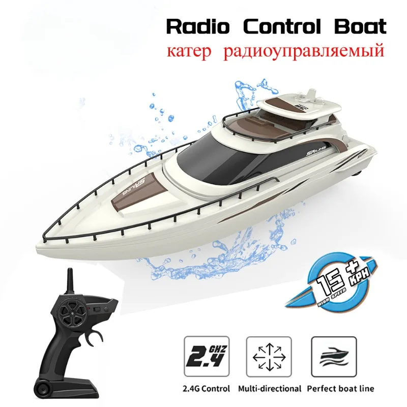 

RC Boat High Speed 2.4G Double Electric Machine propeller Remote Control Boat 1:28 Speedboat Model Toys for Boys Gifts