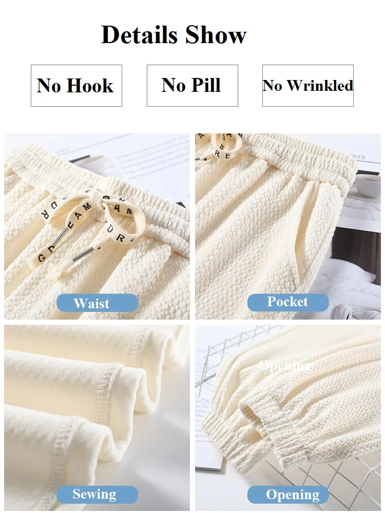 Женские джоггеры с буфами летние повседневные спортивные брюки-султанки