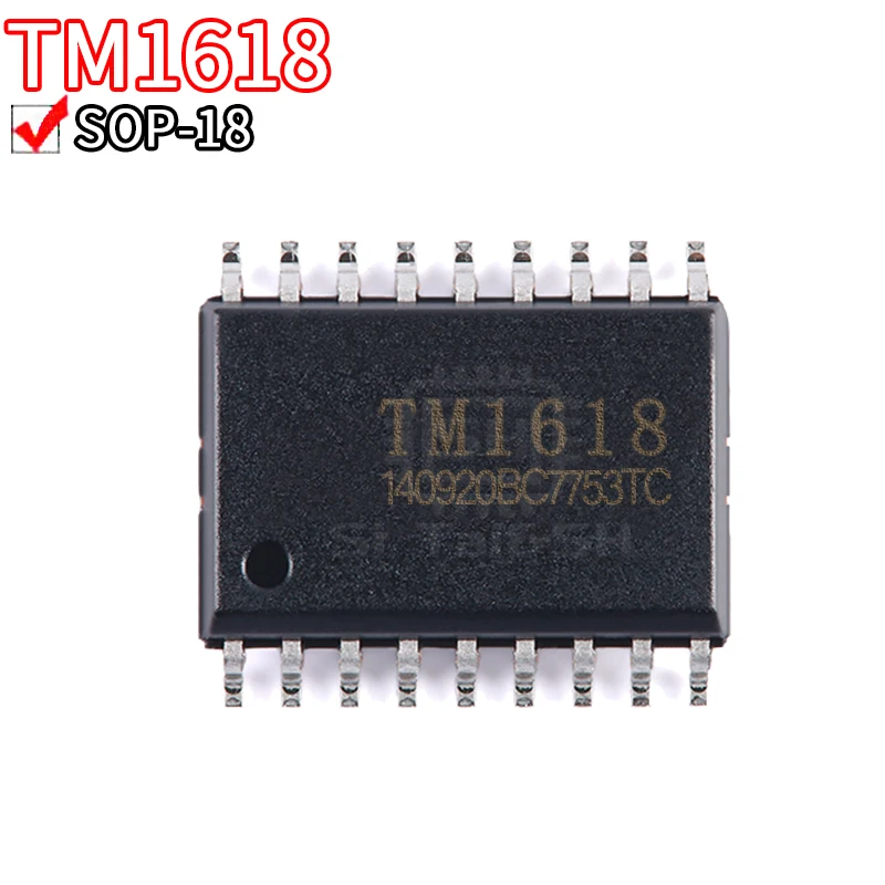 5 шт. TM1637 TM1618 TM1620 TM1620B SOP18 SOP20