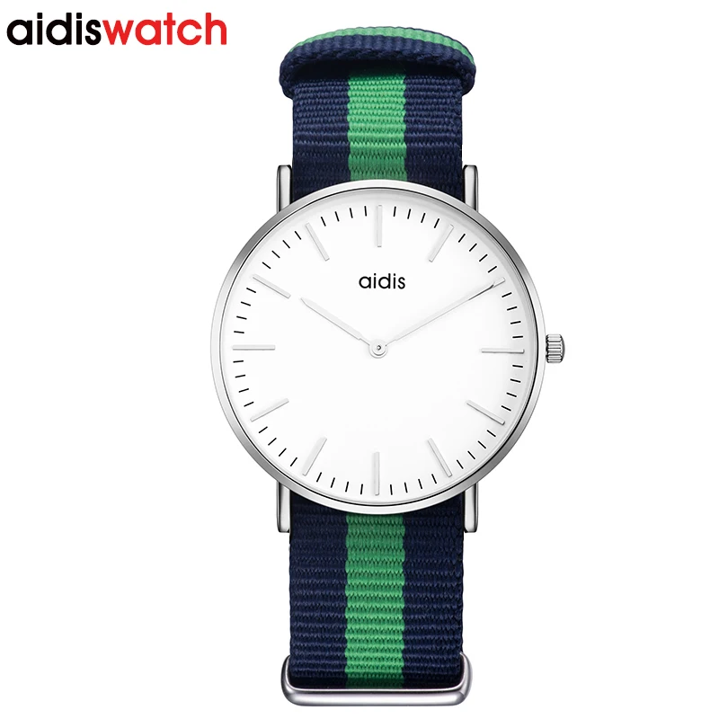 2023 ADDIES NATO Nylon Strap Sport Watches Men Luxury 30M Waterproof Quartz Couple Wristwatch Man Clock Relogio Masculino