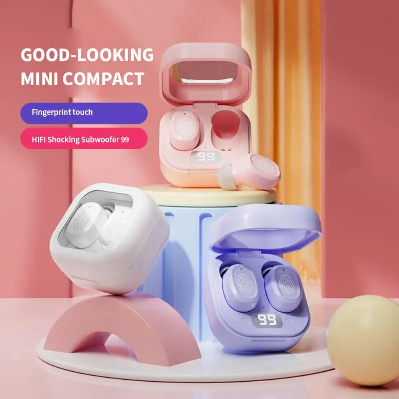 

Headset Hifi Sound Tws 5.3 Business Headset Led Display Luetooth-compatible Earphone Headset Earbuds Stereo