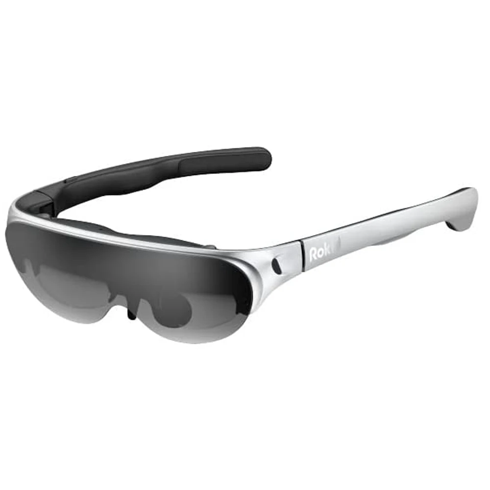 

Rokid Air AR Glasses, Myopia Friendly Pocket-Sized Yet Massive 120" Screen with 1080P OLED Dual Display, 43°FoV, 55PPD