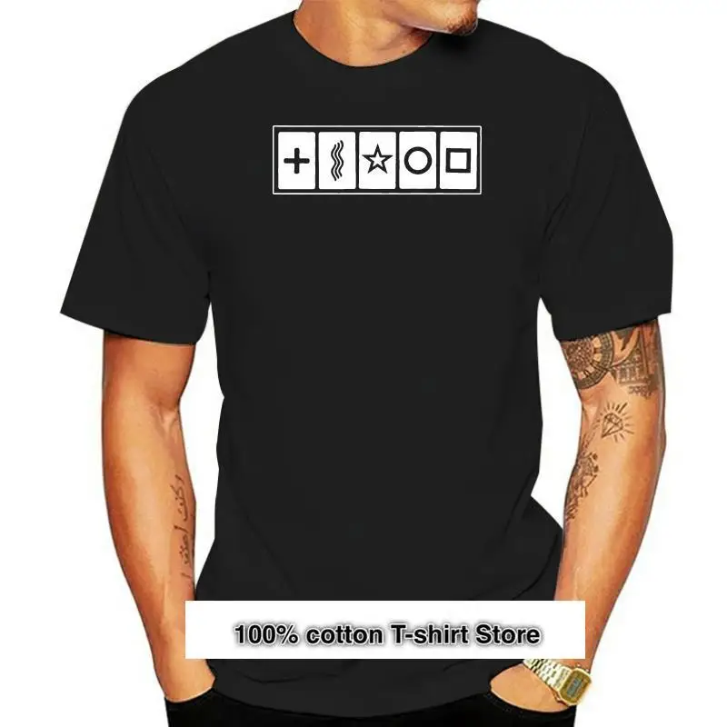 

Camisa ESP Cards Zener Extrasensory, pensance Sixth Sense Future Sight, NFT253