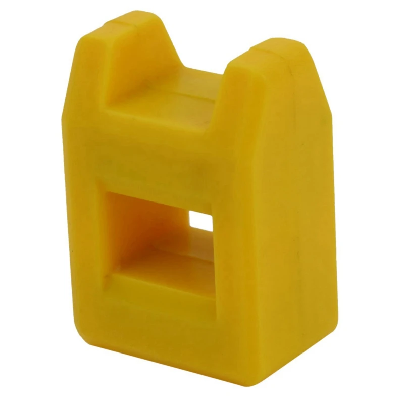 

4X Screwdriver Magnetizer Degaussing Demagnetizer Magnetic Practical Pick Up Tool Color:Yellow