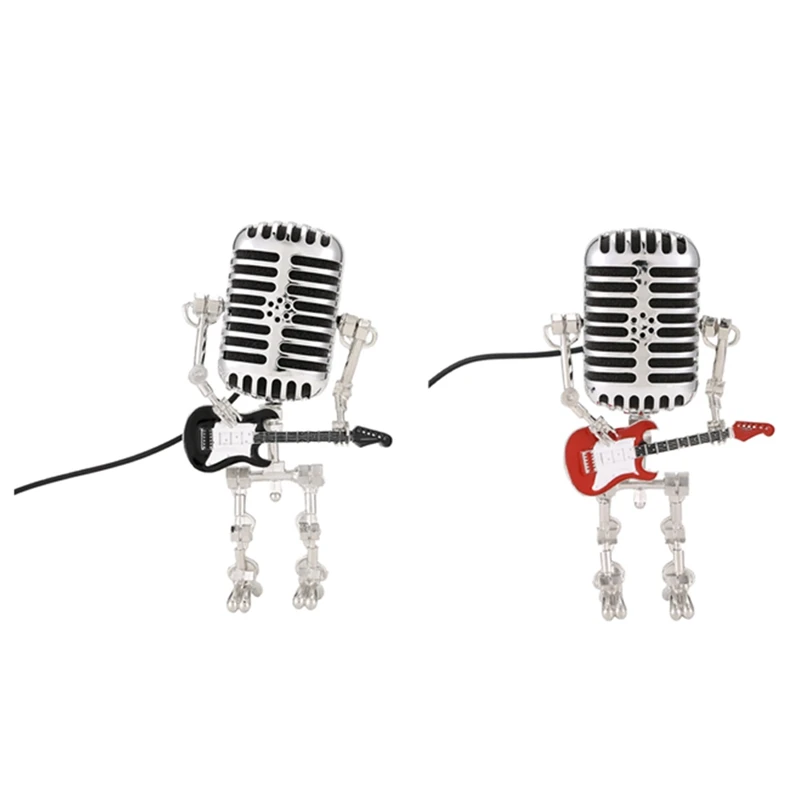 2 шт. микрофон Rockbot металлический робот настольная лампа держатель для гитары