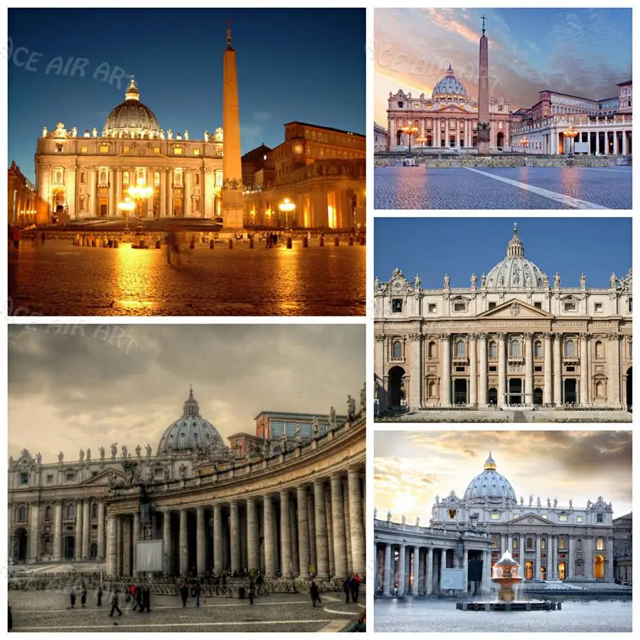 

Алмазная картина «сделай сам» в виде базилики Святого Питера, Ватикан, картина с изображением известного ландшафта, полная вышивка, мозаика...