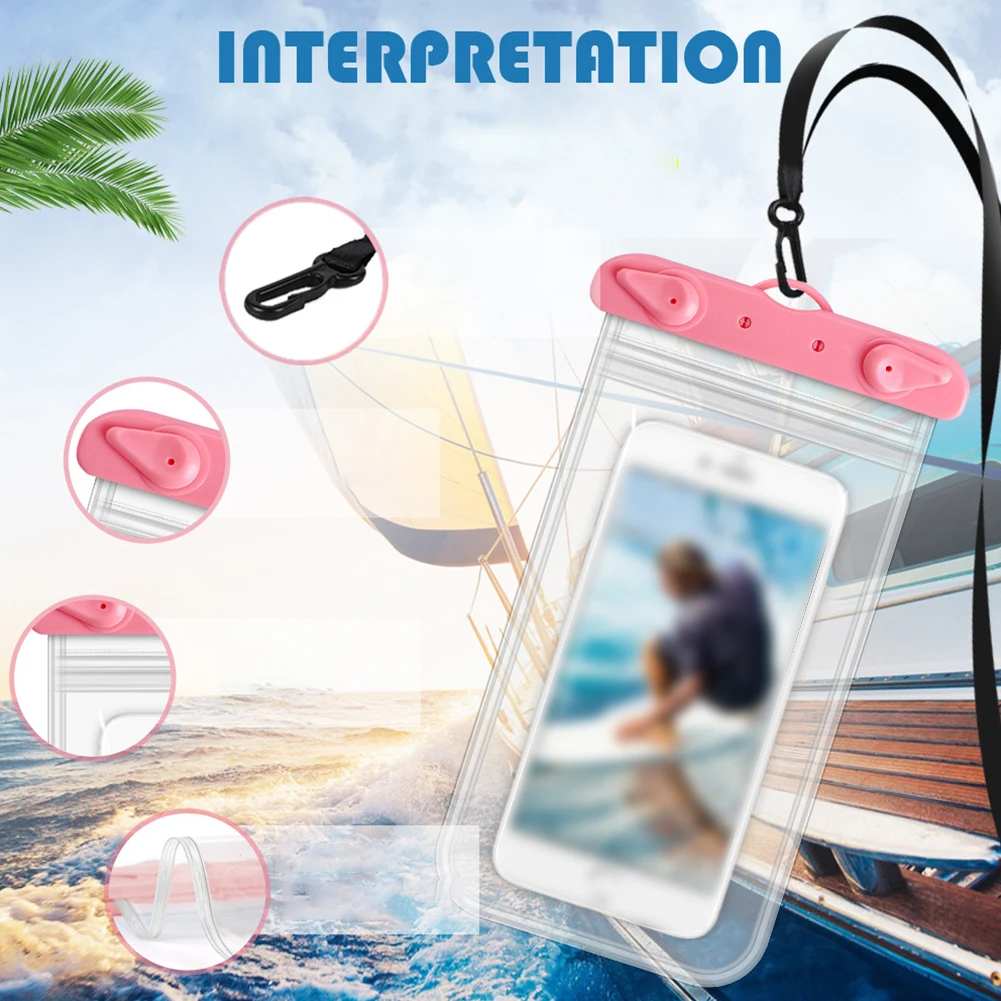 

Водонепроницаемые сумки для подводной стены, универсальный чехол для всех смартфонов, водонепроницаемый, пыленепроницаемый и устойчивый к песку