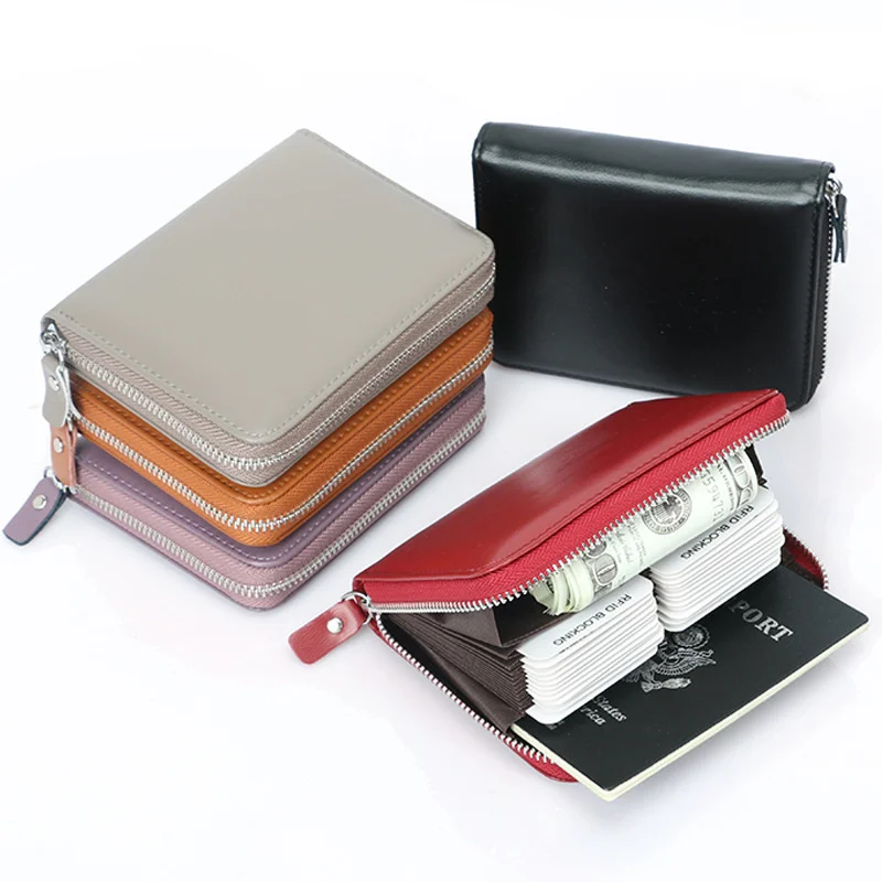 

2020 Fashion Women's Wallets Woman Zipper Small purse Short Credit Card multi-function large capacity Men women wallet