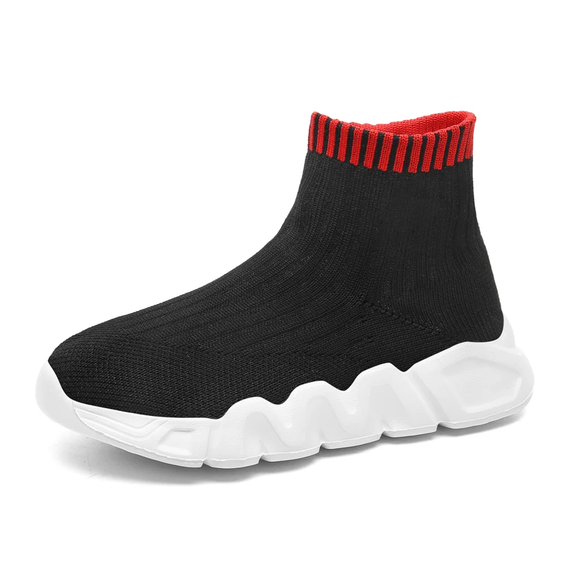 

Fashion Children Shoes Boys Girl Sneakers Luxury Black Sock Sneakers Kids Sports Tennis Shoes for Boy School Casual Running Shoe
