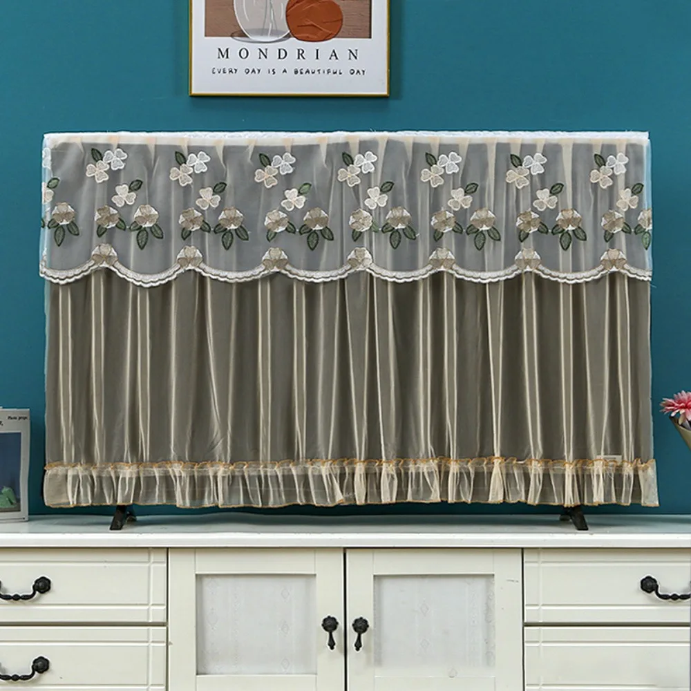 

Кружевное пылесберегающее покрытие для телевизора 32 дюймов