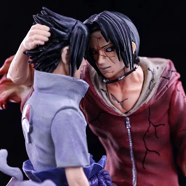 Naruto Shippuden Sasuke ed Itachi abbraccio Action Figure busto PVC 17cm 5