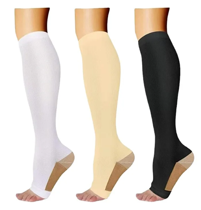 Open toe pressure socks,multifunctional socks,nylon socks,sleep socks,elastic compression socks,socks,manufacturers