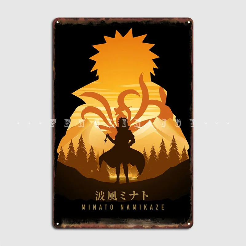 

Minato Namikaza Hokage Metal Plaque Poster Club Bar Cinema Kitchen Create Plaques Tin Sign Posters