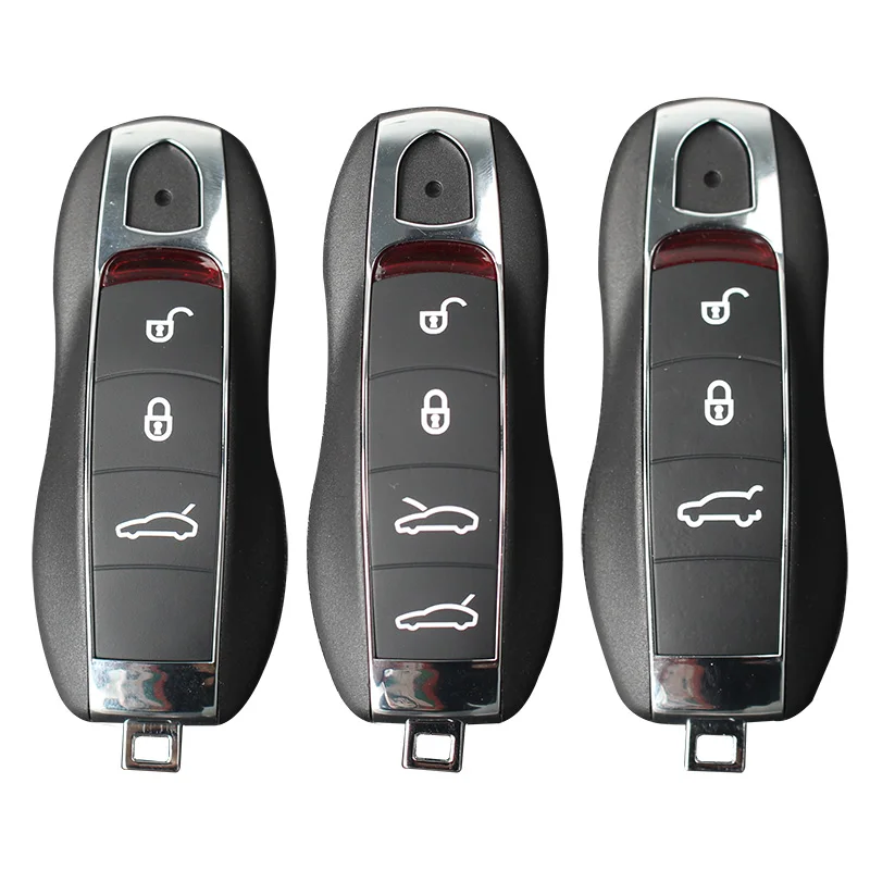 

3/4 button Remote Control Car key Shell for Porsche 718 911 Panamera Cayenne 2017 2018 2019 2020 Porsche Replacement Shell