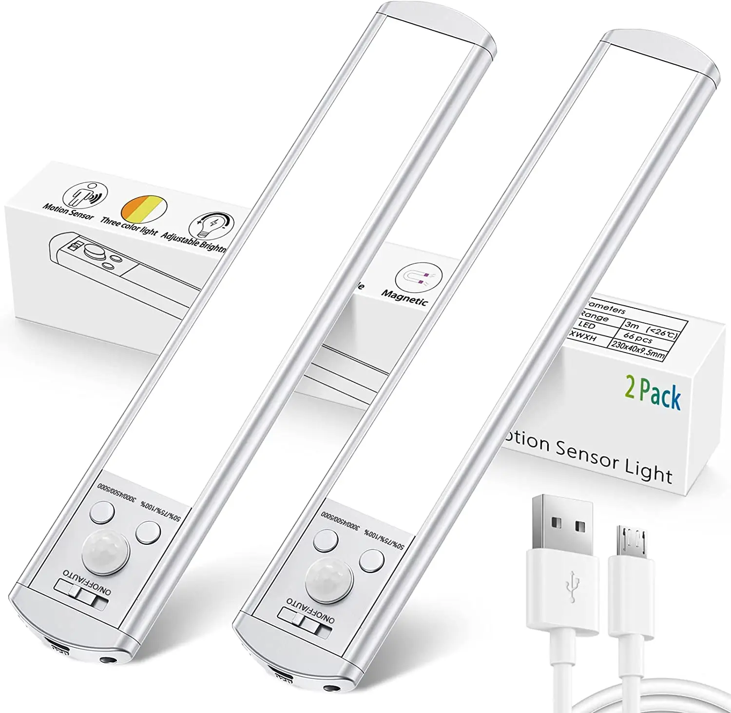 

Ультратонкий светодиодный ночник с датчиком движения, ночсветильник с USB для шкафа, s-образной лампы для кухни, спальни, комод, шкаф, светсвет...