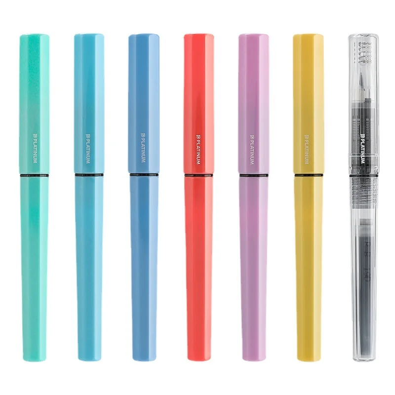 

Japanese Platinum Platinum Small Meteor Fountain Pen PQ-200 Elementary for School Students Practice Calligraphy and F Tip