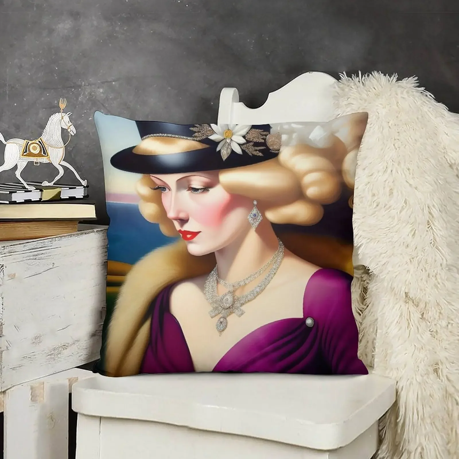 Последнее лето в Мельбурне Джазовое Эко арт-деко женская натюрморт ревущие блики