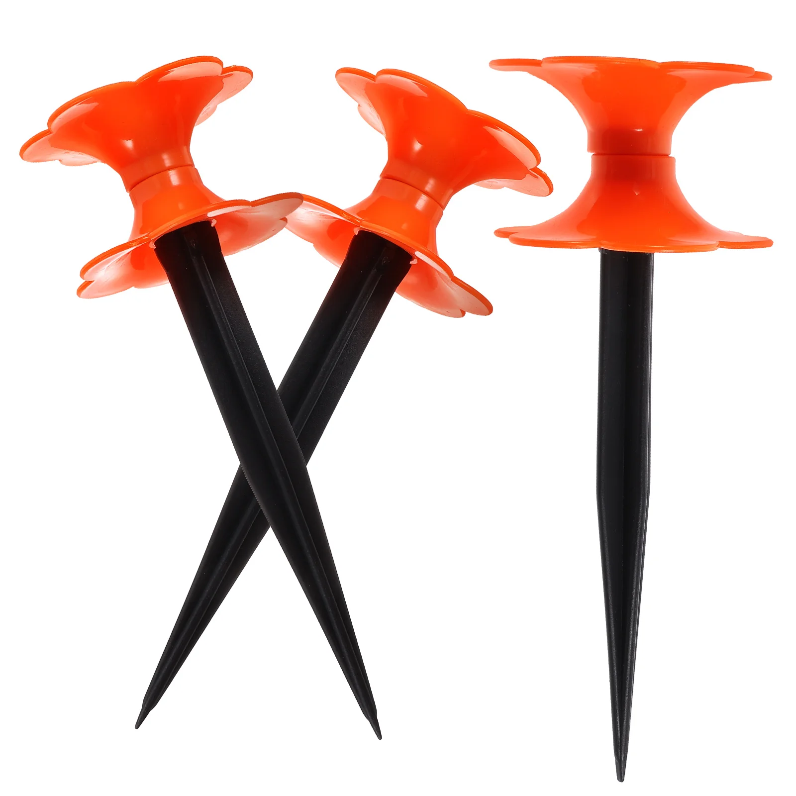 

3 Pcs Lawn Hose Support Modeling Pipe Guide Stakes Guard Garden Holders Gardening Supplies Spikes Guides