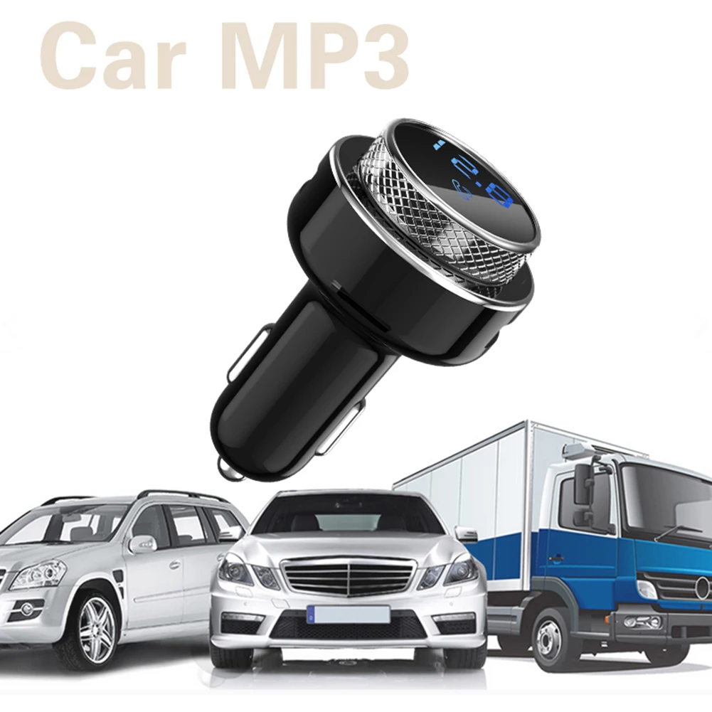 

FM-передатчик GC16, Bluetooth, громкая связь, mp3-плеер, автомобильное зарядное устройство QC3.0 с двумя USB-портами
