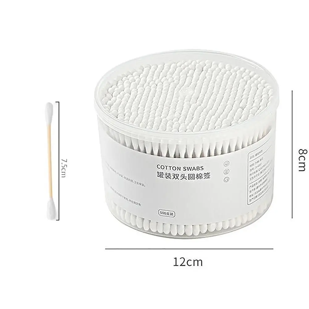 Ватные палочки с двойной головкой прочные деревянные ватные