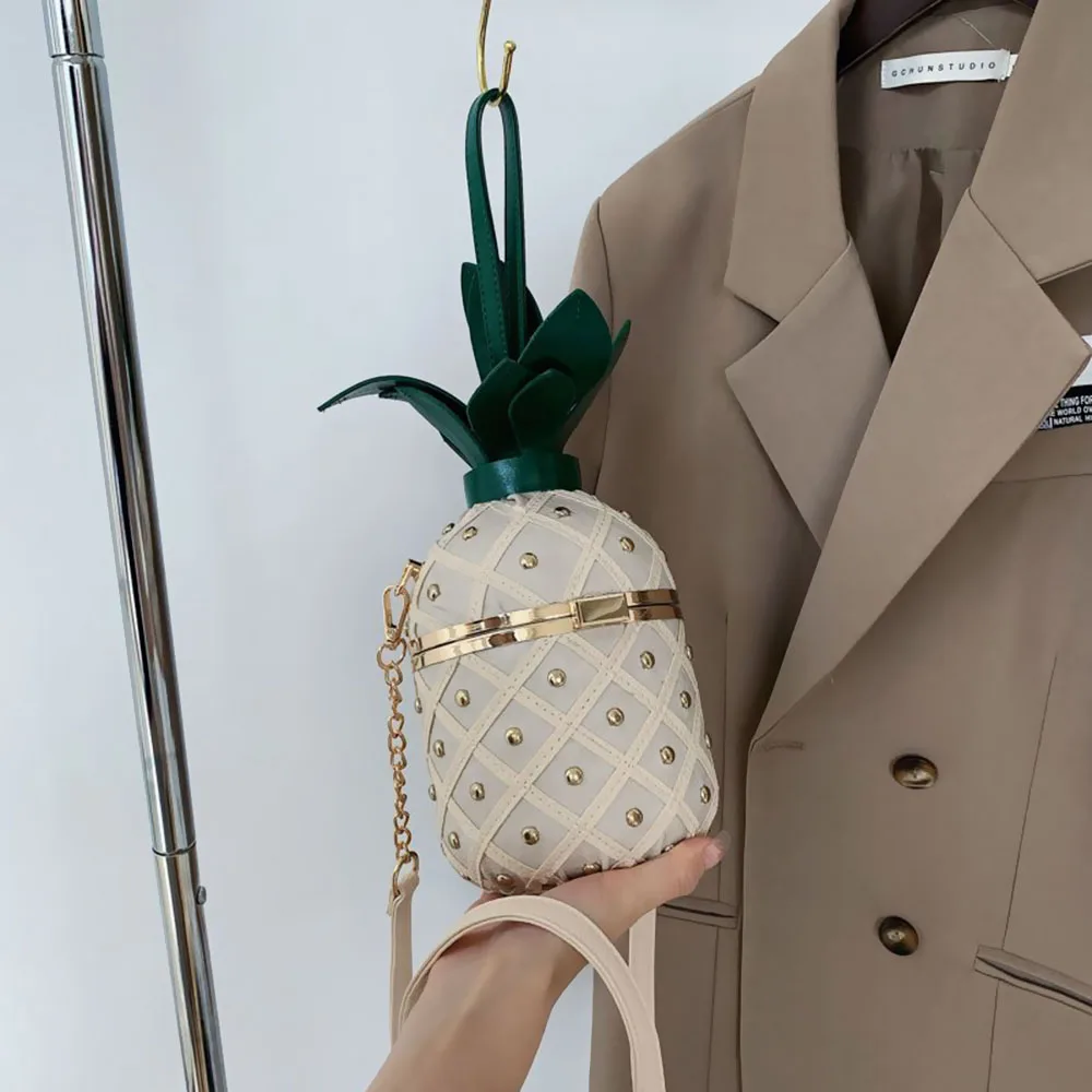 2023 New Arrival Women's Bag with Pineapple Shape - Unique Design, Versatile and Fashionable Shoulder/Crossbody High-quality Bag