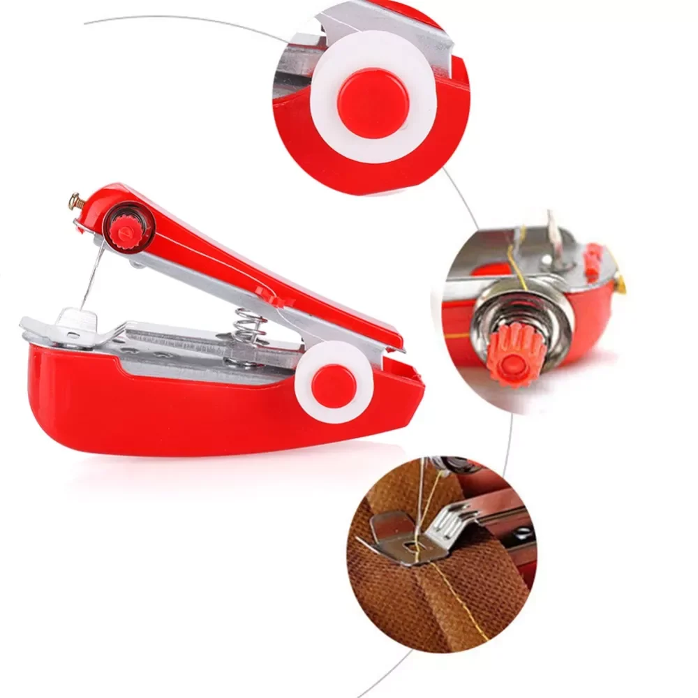 

NEW2023 New Home Portable Cordless Hand-held Clothes Sewing Machine Travel Useful Tool #255615