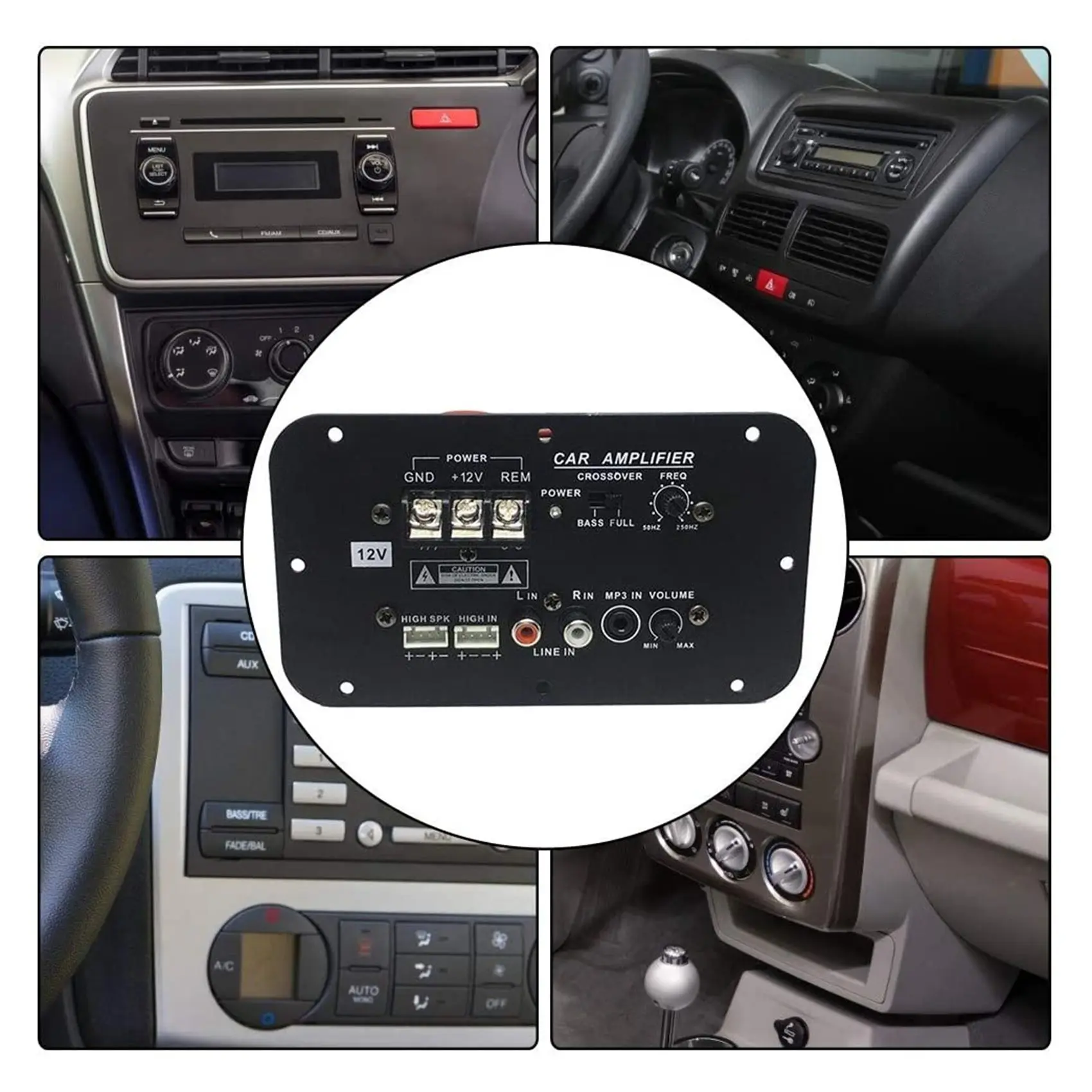 Плата усилителя сабвуфера для автомобиля 500 Вт сабвуфер высокой мощности басов